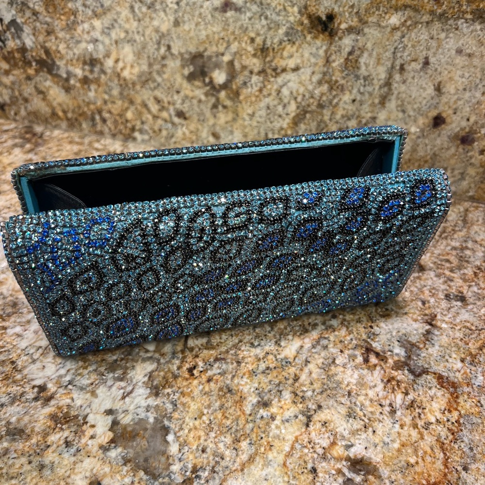 Blue Crystal Clutch